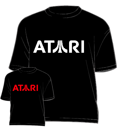 Atari logo póló - 1 Fehér,Piros
