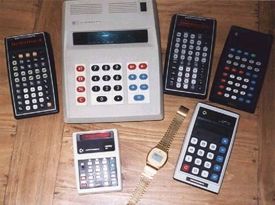 Commodore digitális számológépek és karóra